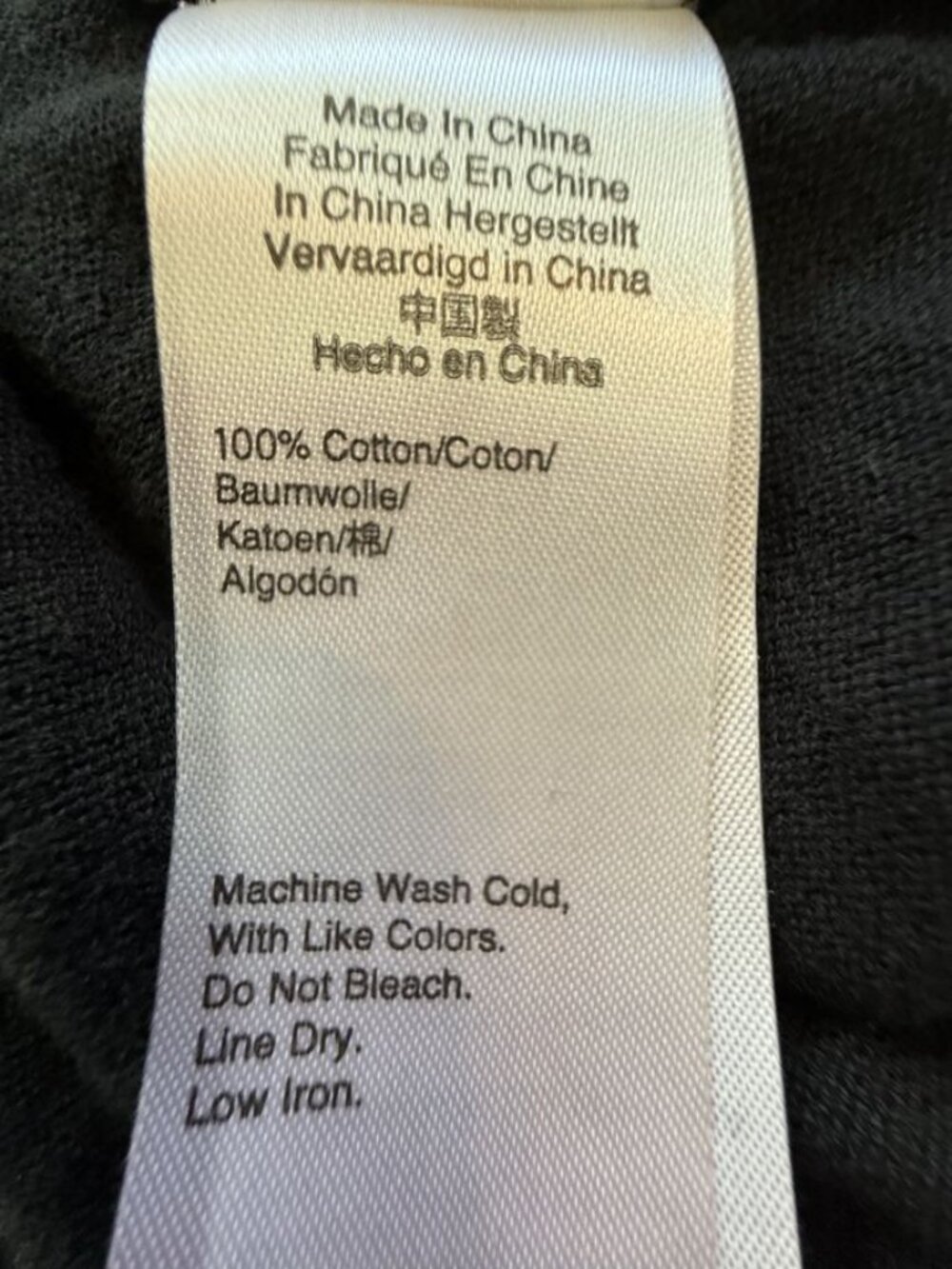 Navy Cotton Button-Front Cardigan Size XL - Picture 3 of 5